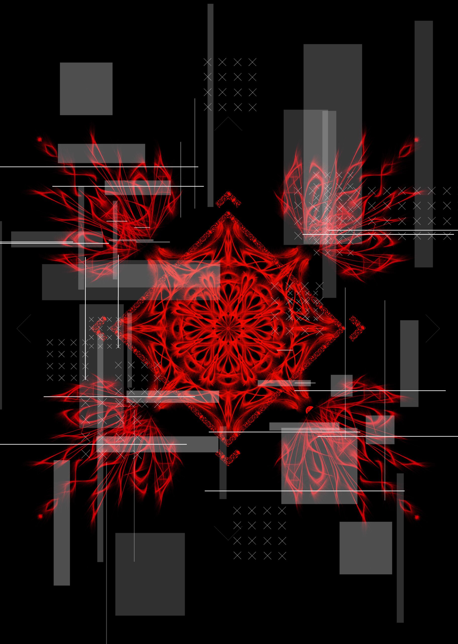 Abstraction red